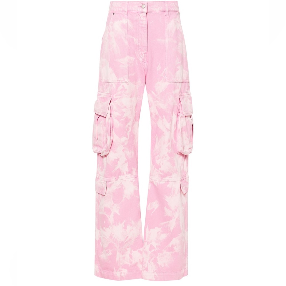 msgm tie dye cargo